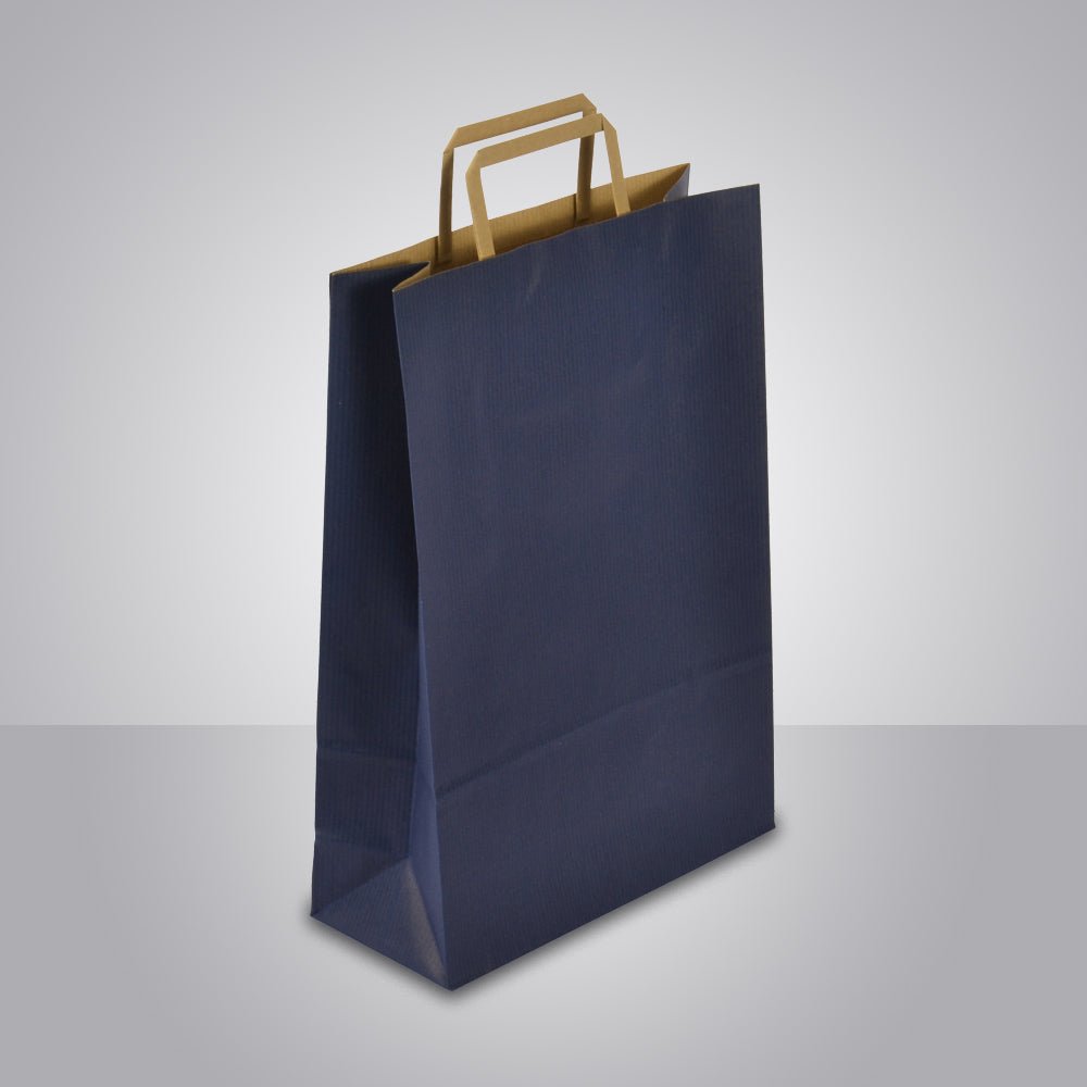 Papiertragetasche "Standard - Recycled in blau" - GERNET Print GmbH