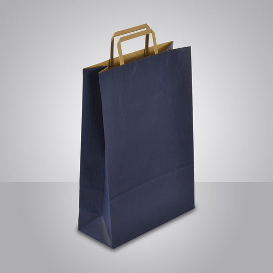 Papiertragetasche "Standard - Recycled in blau" - GERNET Print GmbH